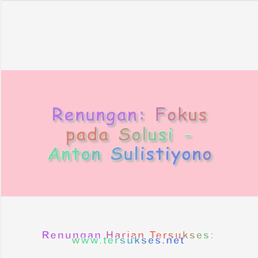 Fokus pada Solusi