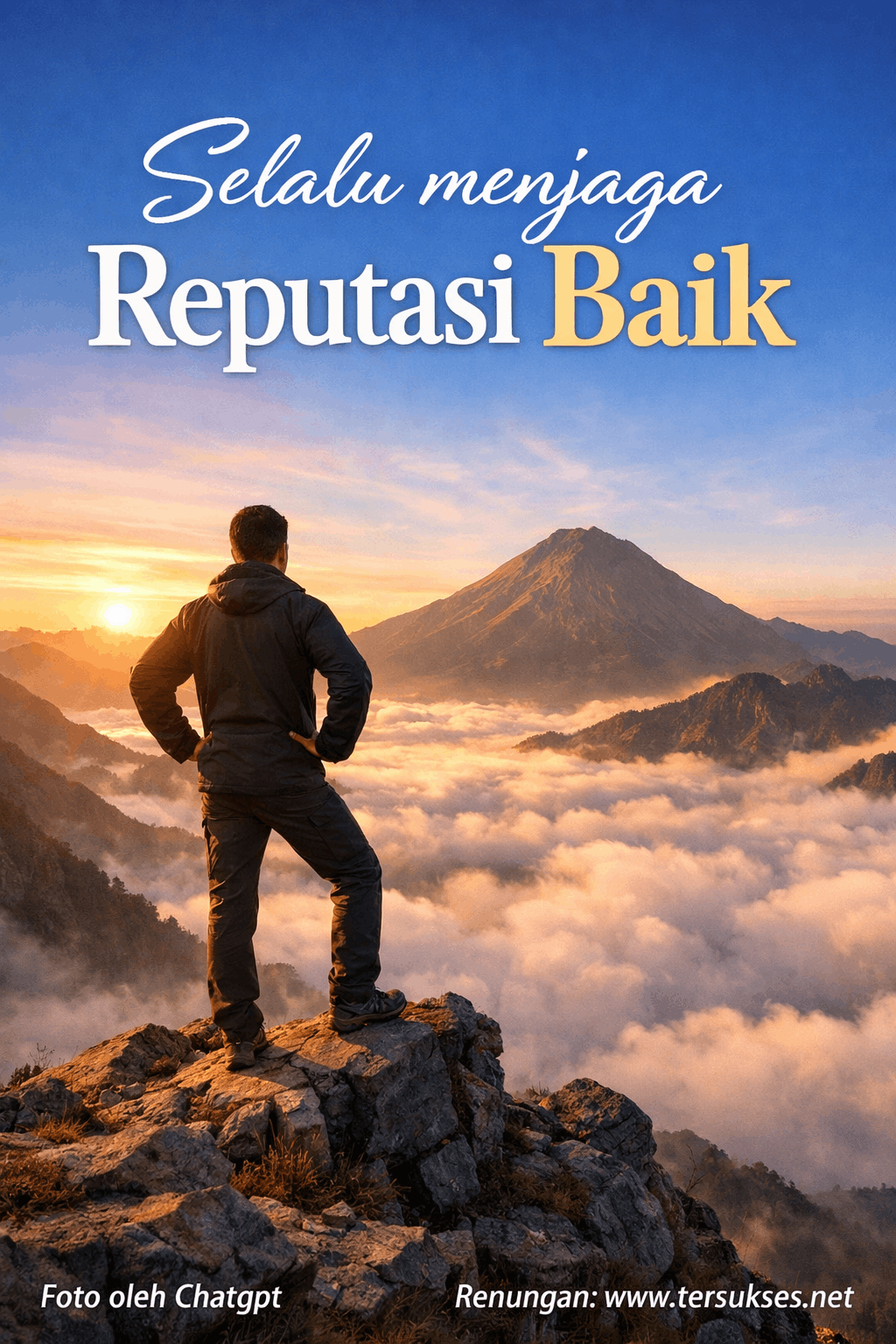 Selalu menjaga reputasi baik